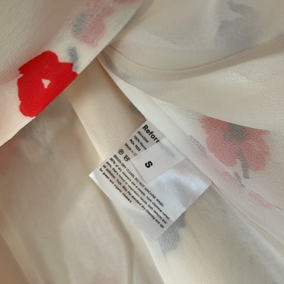 NWT Reformation Napa Wrap Dress size Small - Picture 13 of 13